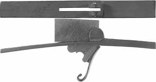Trigger Assembly, John Bivins, wax cast steel